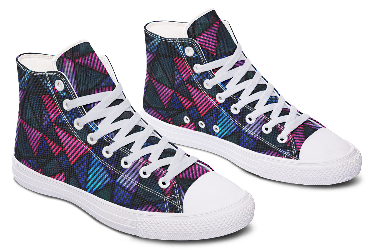 Spectrum Color Triangle Hightops