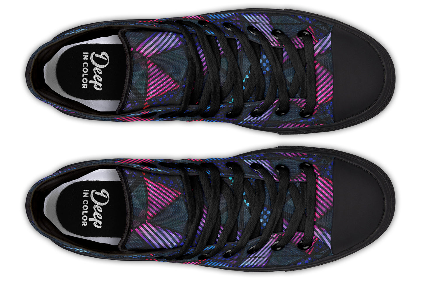 Spectrum Color Triangle Hightops