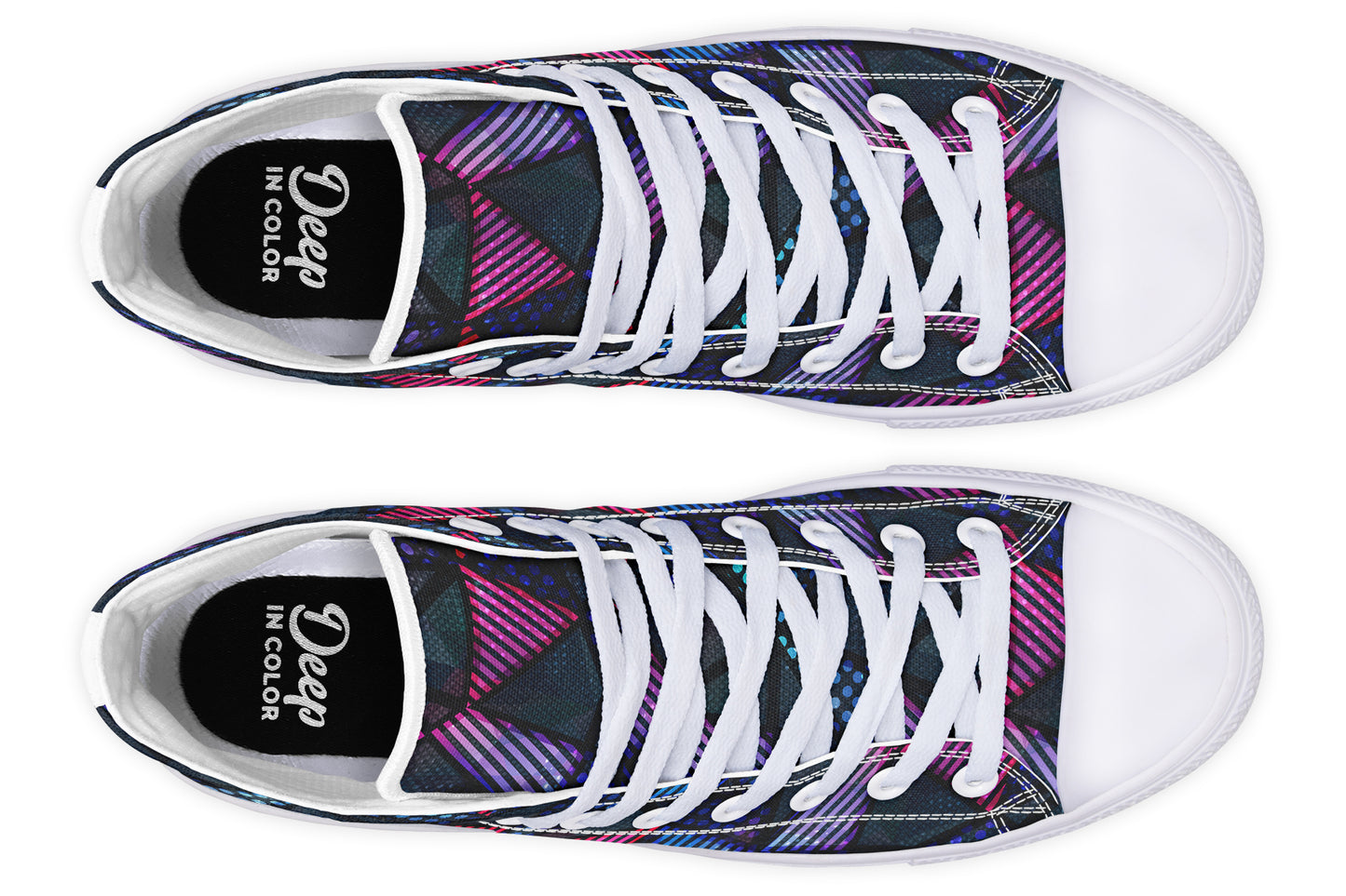 Spectrum Color Triangle Hightops