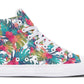 Tropical Watercolor Leaves Hightops