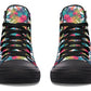 Tropical Watercolor Leaves Hightops