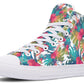 Tropical Watercolor Leaves Hightops