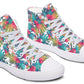 Tropical Watercolor Leaves Hightops