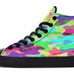 Vivid Colorful Camo Hightops