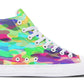 Vivid Colorful Camo Hightops
