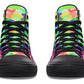 Vivid Colorful Camo Hightops