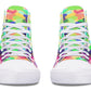 Vivid Colorful Camo Hightops