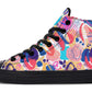 Watercolor Abstract Doodle Hightops