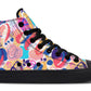 Watercolor Abstract Doodle Hightops