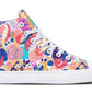 Watercolor Abstract Doodle Hightops