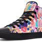 Watercolor Abstract Doodle Hightops