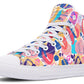 Watercolor Abstract Doodle Hightops