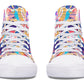 Watercolor Abstract Doodle Hightops