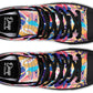 Watercolor Abstract Doodle Hightops