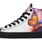 Watercolor Butterfly High Tops