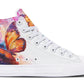 Watercolor Butterfly High Tops