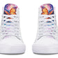 Watercolor Butterfly High Tops