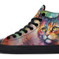 Watercolor Cat Hightops