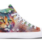 Watercolor Cat Hightops