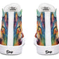 Watercolor Cat Hightops