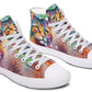 Watercolor Cat Hightops