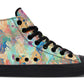 Watercolor Geometric Flowers Hightops