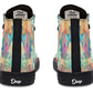 Watercolor Geometric Flowers Hightops