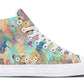 Watercolor Geometric Flowers Hightops