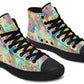 Watercolor Geometric Flowers Hightops