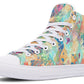 Watercolor Geometric Flowers Hightops