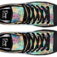 Watercolor Geometric Flowers Hightops