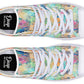Watercolor Geometric Flowers Hightops