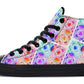 Watercolor Geometric Glass Pattern Hightops