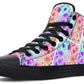 Watercolor Geometric Glass Pattern Hightops