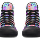 Watercolor Geometric Glass Pattern Hightops