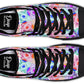Watercolor Geometric Glass Pattern Hightops