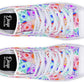Watercolor Geometric Glass Pattern Hightops