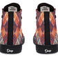 Watercolor Geometric Leaves Hightops