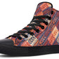Watercolor Geometric Leaves Hightops