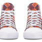 Watercolor Geometric Leaves Hightops