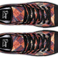 Watercolor Geometric Leaves Hightops