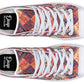 Watercolor Geometric Leaves Hightops