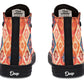 Watercolor Geometric Pattern Hightops