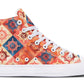 Watercolor Geometric Pattern Hightops