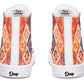 Watercolor Geometric Pattern Hightops