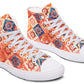 Watercolor Geometric Pattern Hightops