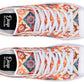 Watercolor Geometric Pattern Hightops