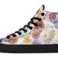 Watercolor Gold Floral Hightops