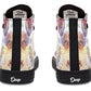 Watercolor Gold Floral Hightops