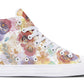 Watercolor Gold Floral Hightops